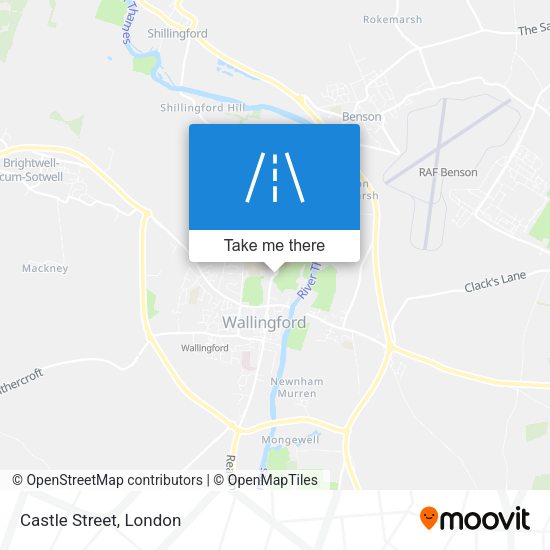 Castle Street map