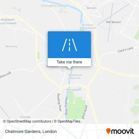 Chalmore Gardens map