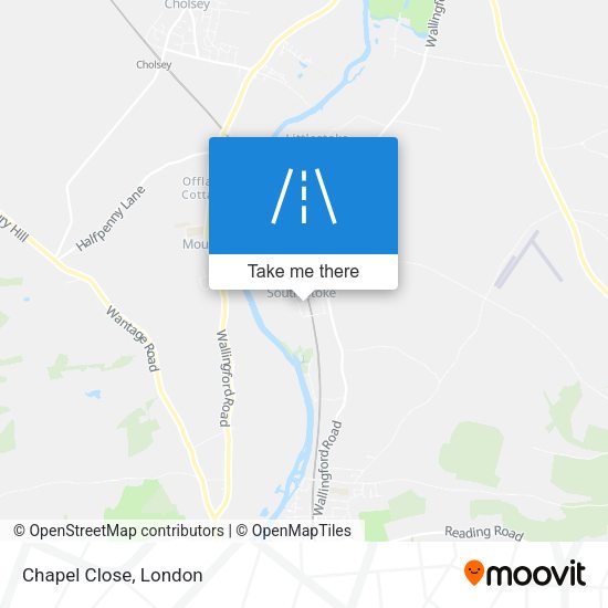 Chapel Close map