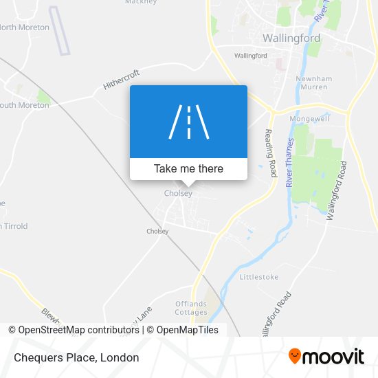 Chequers Place map