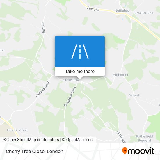 Cherry Tree Close map