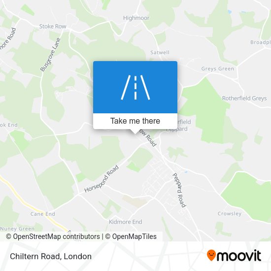 Chiltern Road map