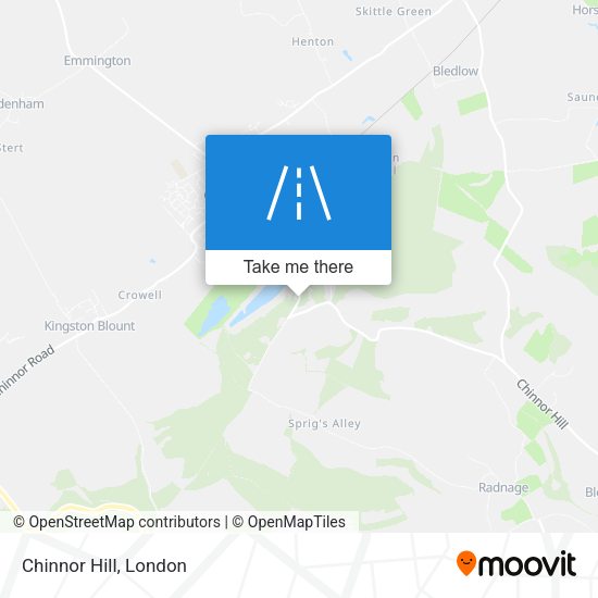 Chinnor Hill map