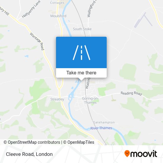 Cleeve Road map