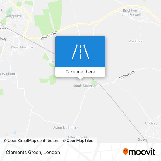 Clements Green map