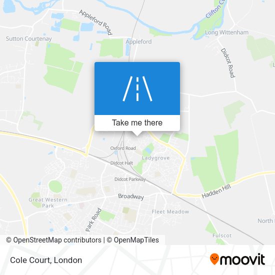 Cole Court map
