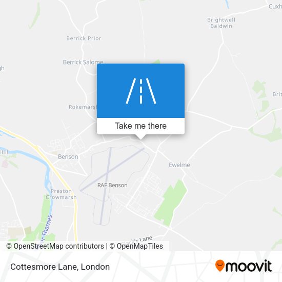 Cottesmore Lane map