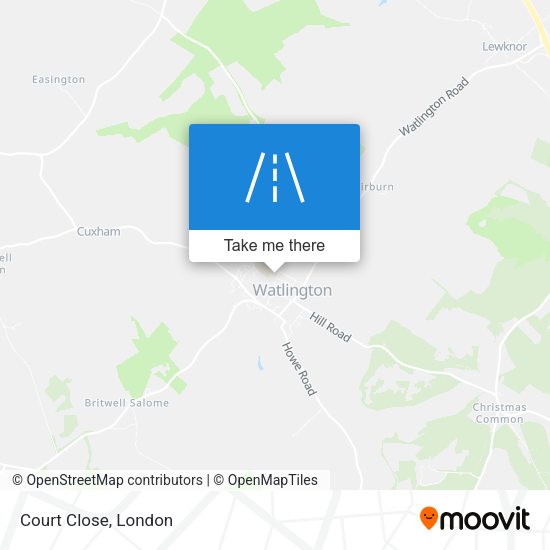 Court Close map