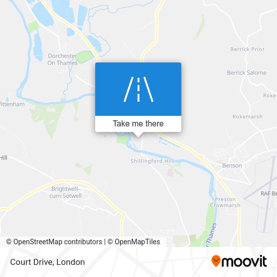 Court Drive map