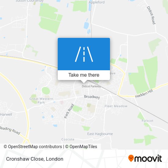Cronshaw Close map