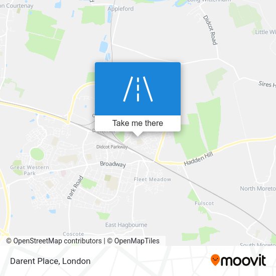 Darent Place map