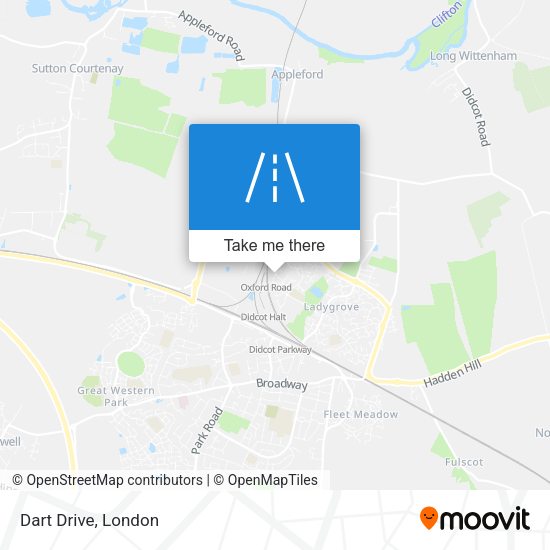Dart Drive map