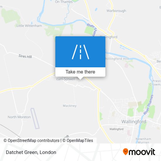 Datchet Green map