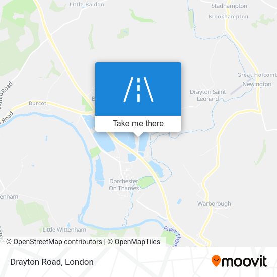 Drayton Road map