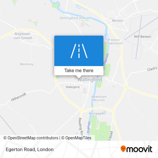 Egerton Road map