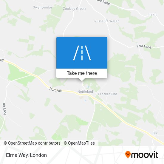 Elms Way map