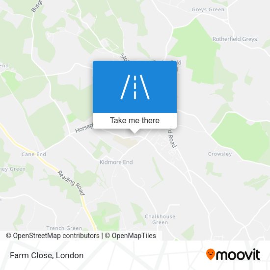 Farm Close map