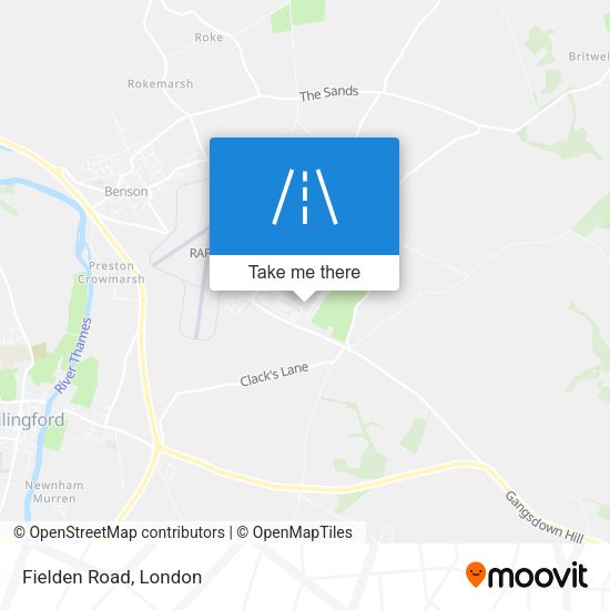 Fielden Road map