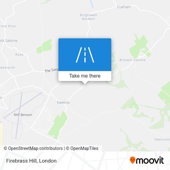 Firebrass Hill map