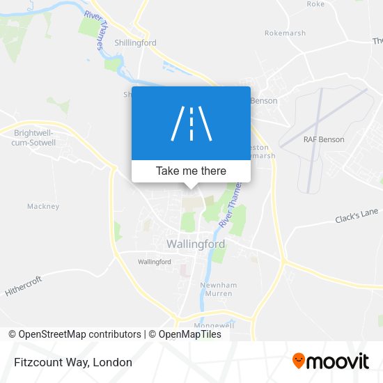 Fitzcount Way map