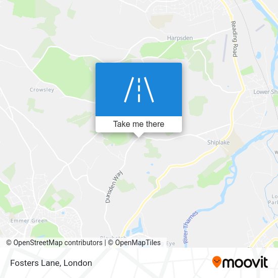 Fosters Lane map