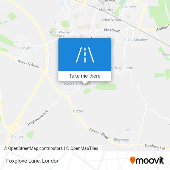Foxglove Lane map