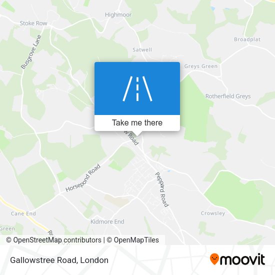 Gallowstree Road map