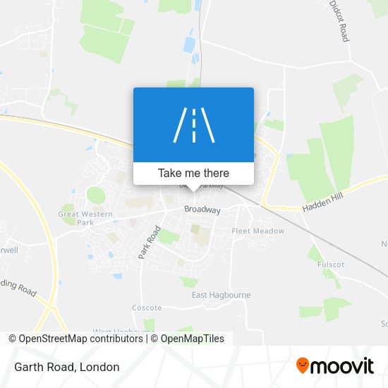 Garth Road map