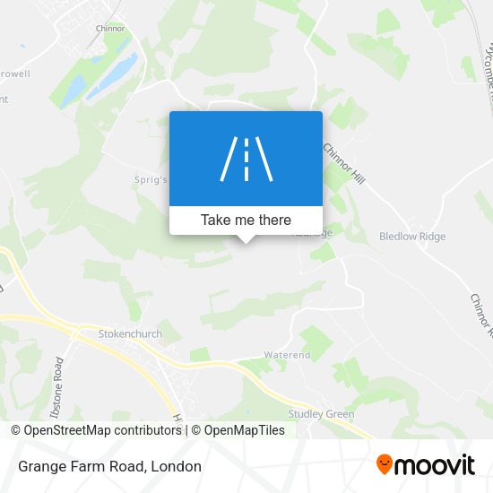 Grange Farm Road map