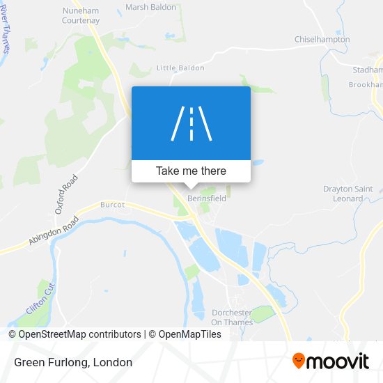 Green Furlong map