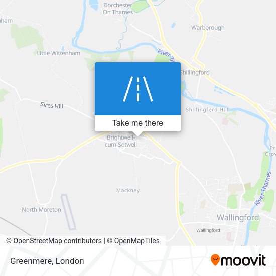Greenmere map