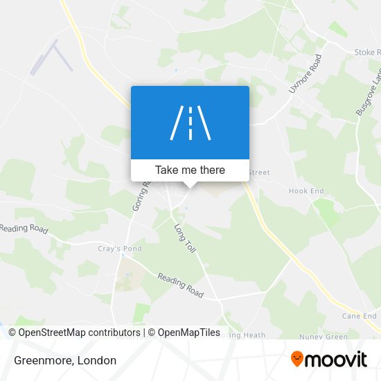 Greenmore map