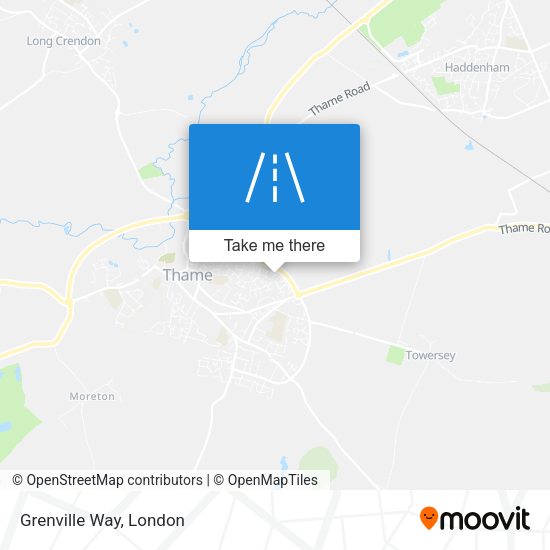 Grenville Way map