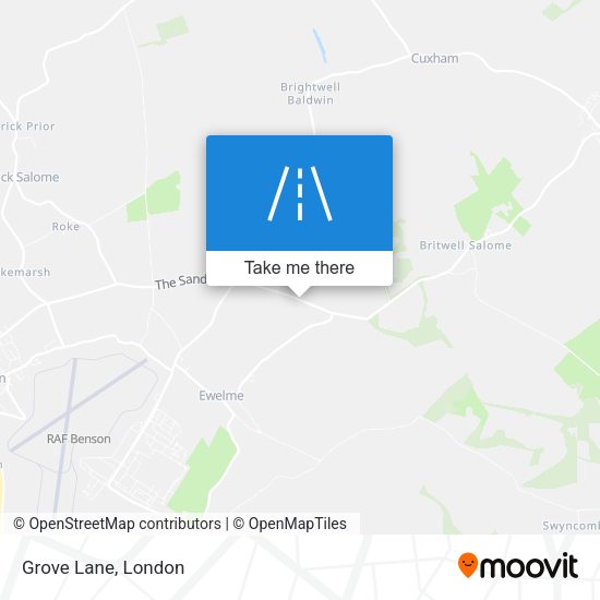 Grove Lane map