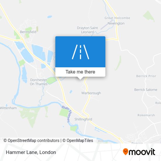 Hammer Lane map
