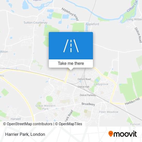 Harrier Park map