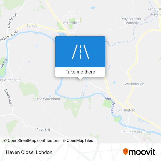 Haven Close map