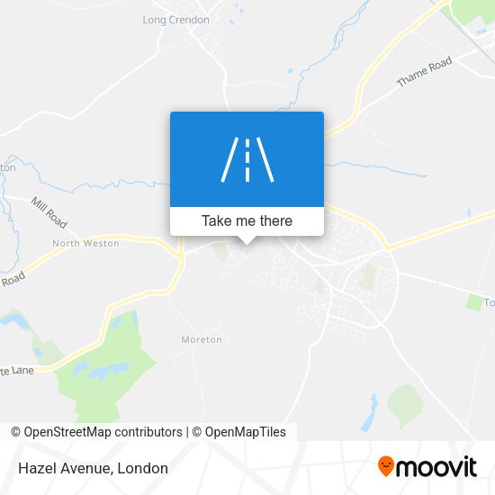 Hazel Avenue map