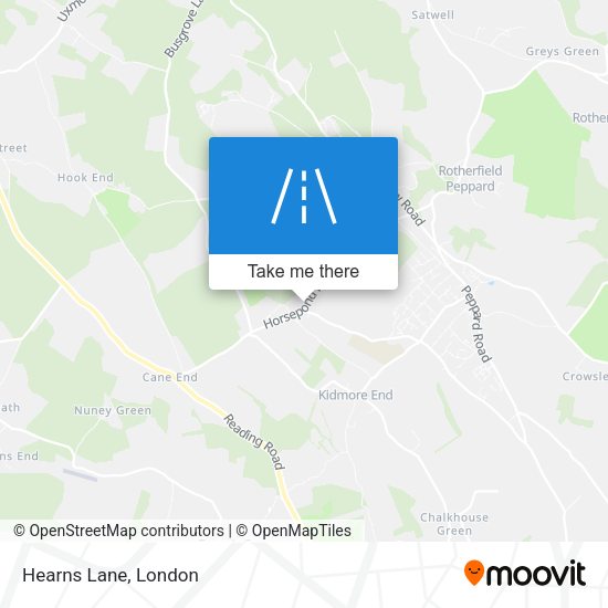 Hearns Lane map