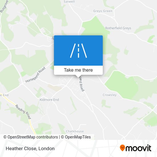 Heather Close map