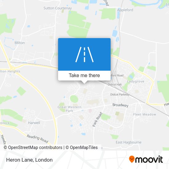 Heron Lane map