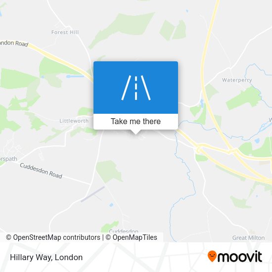 Hillary Way map