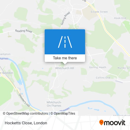 Hocketts Close map
