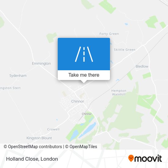 Holland Close map