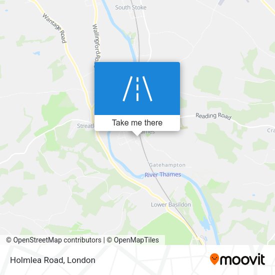 Holmlea Road map