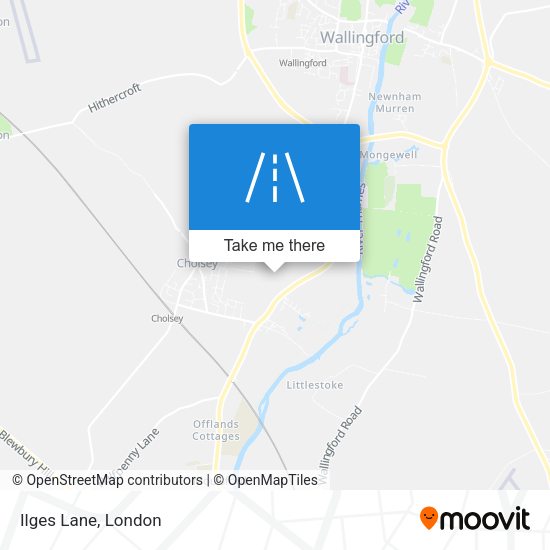 Ilges Lane map