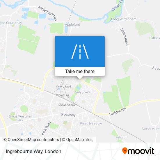 Ingrebourne Way map