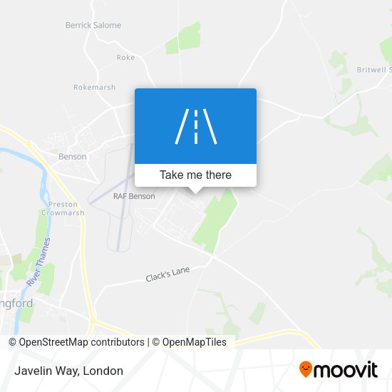 Javelin Way map