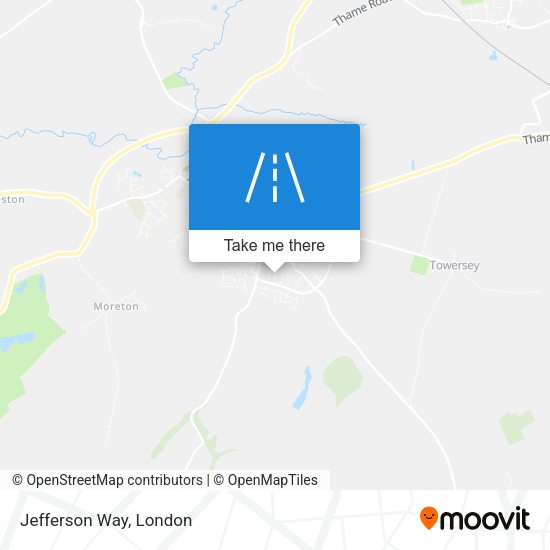 Jefferson Way map