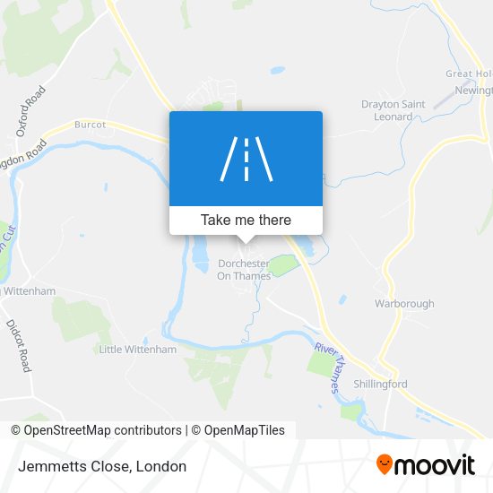 Jemmetts Close map